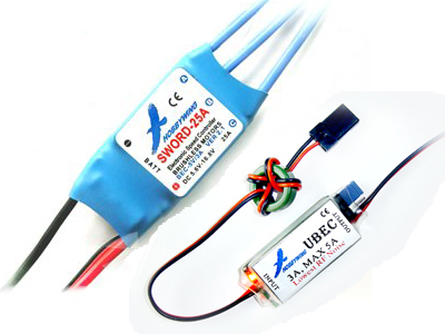 HobbyWing Combo-25A 2-4S ESC w/UBEC 3A